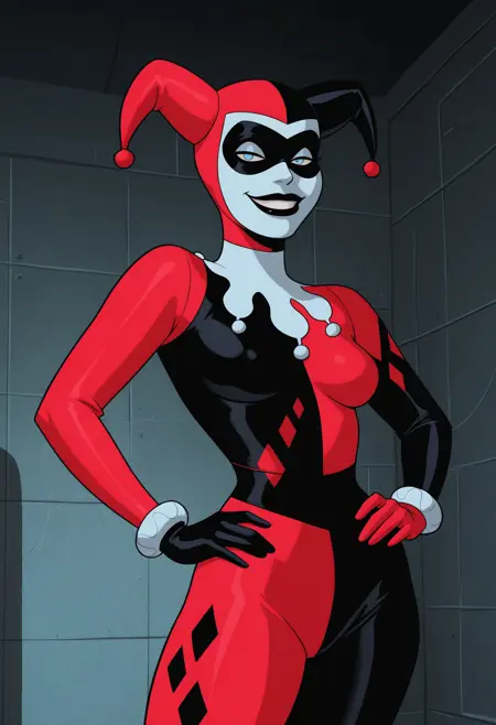 Harley Quinn, (Batman: The Animated Series), LoRA, Illustrious XL