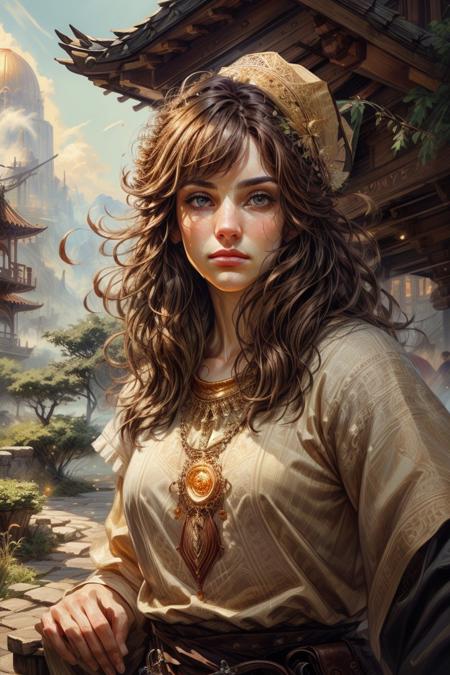 score_9, score_8_up, 8, score_7_up, solo,  
fantasy style, masterpiece, 8k, dynamic pose, 20 y.o, <lora:Fantasy_Classes_SD:1>,

<lora:Fantasy_Classes_SD:1>, ranger)), bara, mature, facial hair, ((ecological landscape, golden low-fade, __eye-color eyes__, curious, pagoda)), masterpiece, highly detailed face and skin, hyperrealistic, male only, bara, mature, stubble, handsome, male focus, light particles, real light and shadow, (((cowboy shot, exercising))), <lora:style_adddetail:.7> <lora:style_deluster2:-.4><lora:style_hotarublurbk_v100:1>

BREAK
(EyesHD:1.2), (4k,8k,Ultra HD), masterpiece, best quality, ultra-detailed, very aesthetic, sharp focus, depth of field, ray tracing, best lighting, detailed illustration, detailed background, cinematic, 
BREAK 
detailed background, dynamic action image,

BREAK
oil painting, BadDream, negative_hand, NEG_EMBED_STABLE_YOGI_V3, FastNegativeV2, AissistV2
(detailed:1.3), (sharp focus:1.1), medieval style, (expressive face:1.2),,