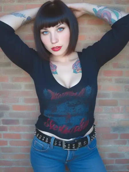 Real Dream Pony XL Emo Woman