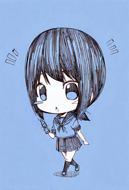 KoujiLineartBlue|こうじラインアートブルー|麹线稿蓝 v1.0(IllustriousXL-v0.1)