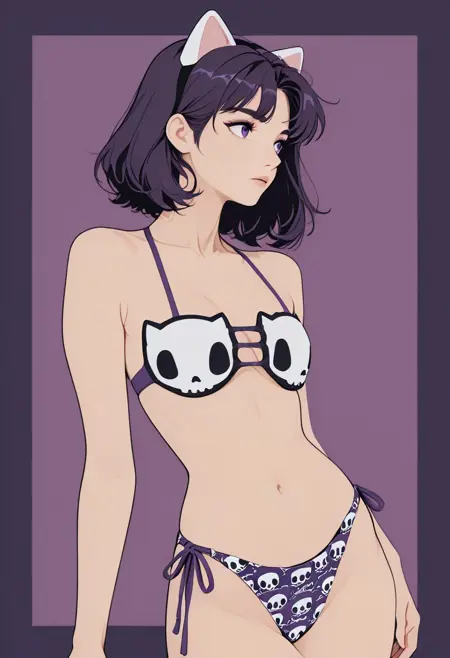MeowCos - Skull Kitty Bikini