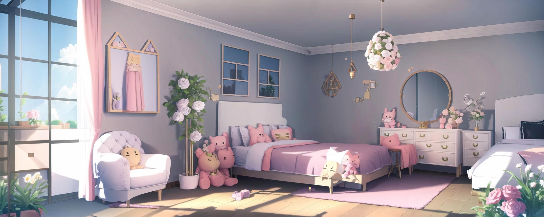 【Y5】Interior Design anime bedroom image by Y5targazer