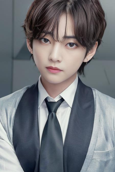 (best quality), (masterpiece), (high resolution), (intricate details), (photorealistic), (cinematic light) <lora:kboys:0.8>
solo, necktie, earrings, jewelry, shirt, black background, short hair, blonde hair, looking at viewer, collared shirt, white shirt, realistic, blue necktie, simple background, upper body, red lips, closed mouth
short hair, parted lips, shirt, white shirt, black hair, realistic, upper body, jacket, portrait, lips, looking away, brown hair, black eyes
male focus,  looking at viewer, mole, formal, simple background, lips, suit, black eyes, freckles, grey background, portrait, short hair
looking at viewer, lips, short sleeves, short hair, black eyes, closed mouth, black hair, hand on own head, upper body, bangs