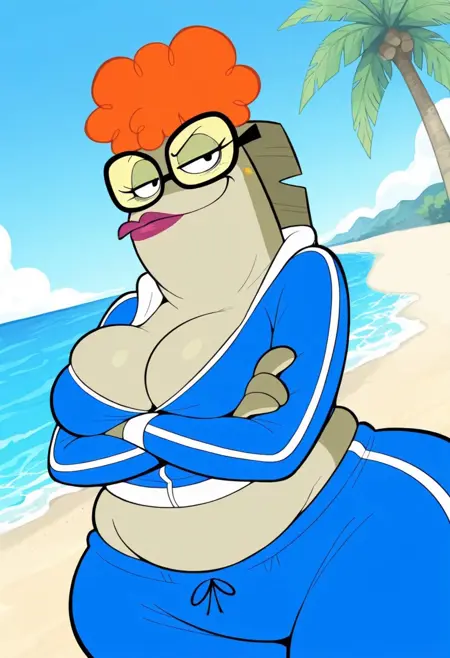 [Pony/Illu] Mama Bass (Spongebob Squarepants)