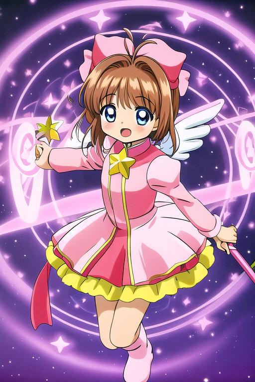 CLAMP 《Card Captor Sakura(Animation version)》/《魔卡少女樱(动画版)》 木之本樱/大道世知世- Artist Style image by Yumakono