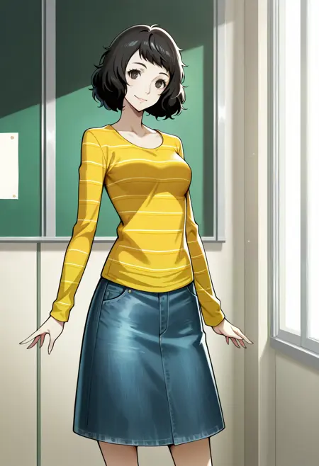 Sadayo Kawakami (3 outfits) - Persona 5 [Illustrious]