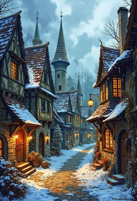 DJ_Fairy Tale Scene Construction_European-Style Town Generation v1.0