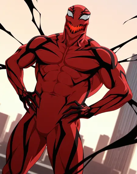 Carnage Ultimate Spiderman Cartoon (Marvel Comics) (Illustrious) (AD)