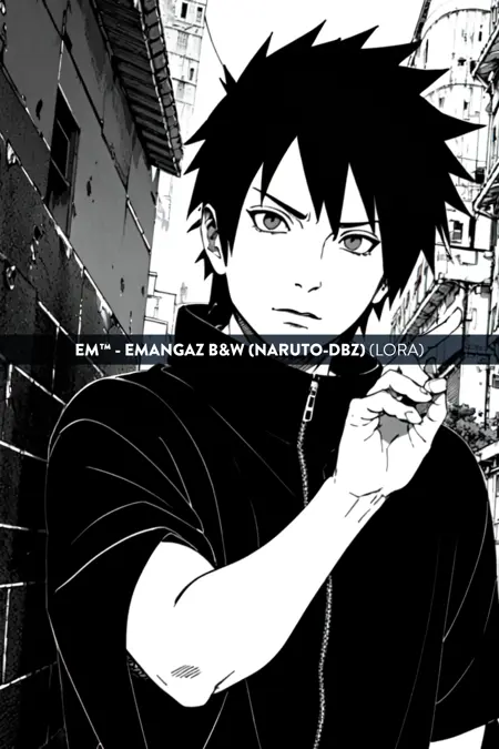 Mangaz B&W (Naruto and Dbz-eddiemauro)