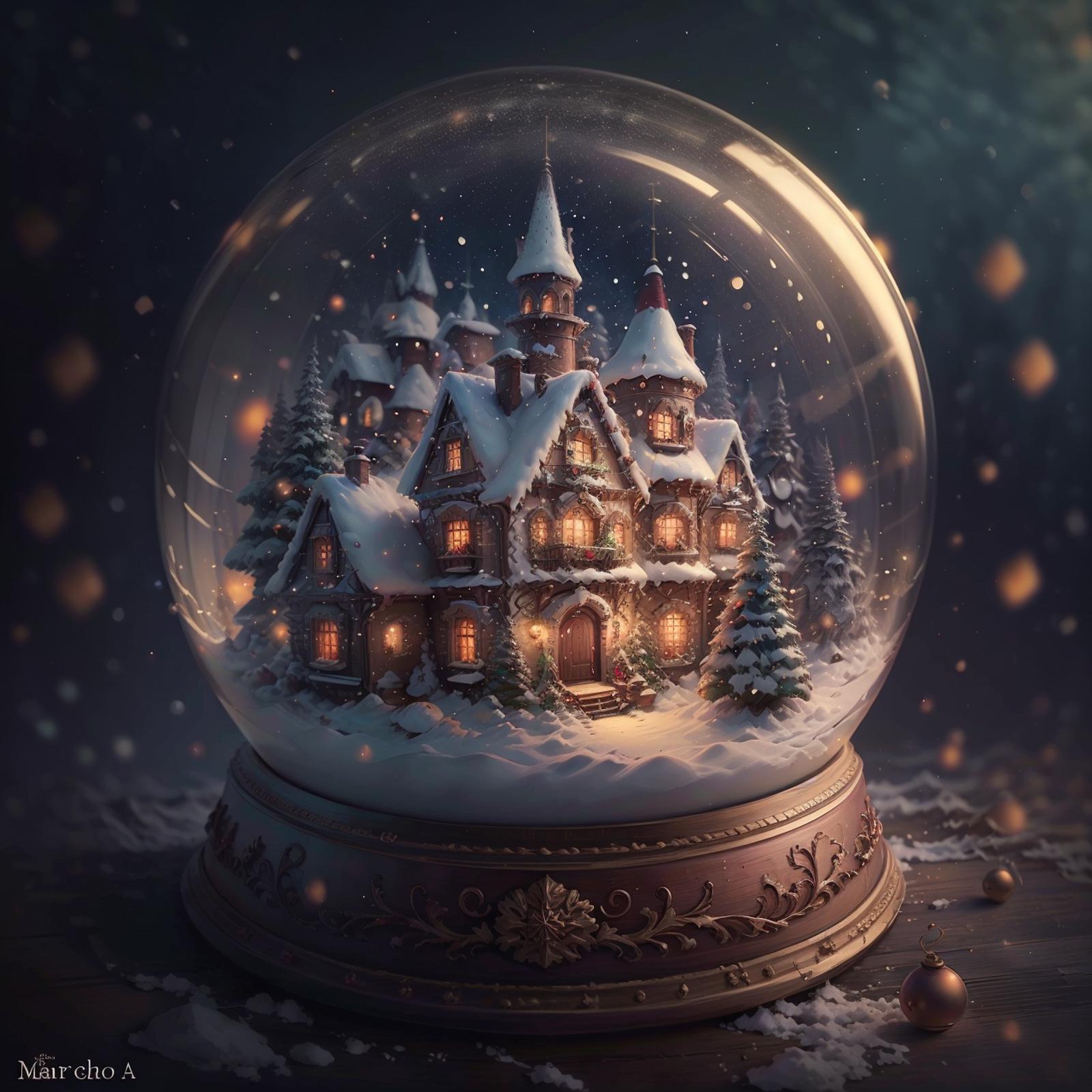 Christmas crystal ball image by norfleetzzc