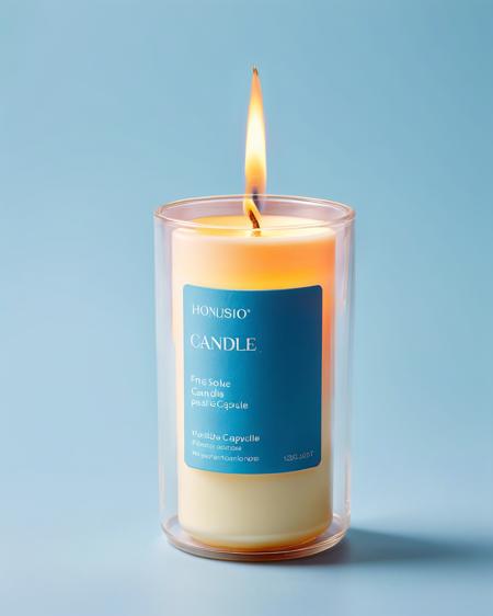 product shot of a Candle inside a plastic capsule <lora:product_shot_of:0.4>