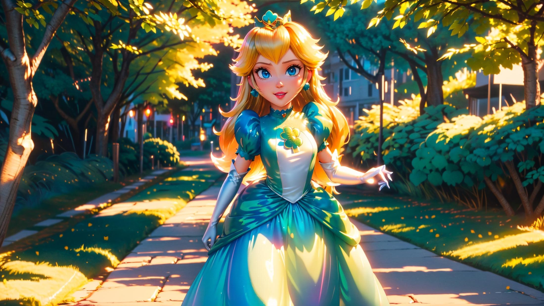 princess peach - The Super Mario Bros. Movie - movie like image by marusame