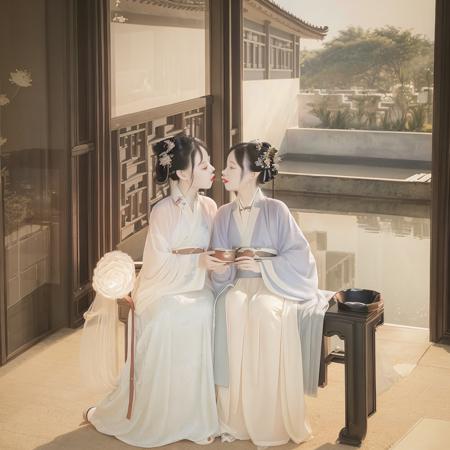 high quality,2girl,chungong,kiss, <lora:chungong:0.6>,hanfu, <lora:hanfu_v20:0.8>