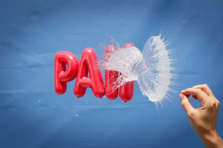 water balloon popping