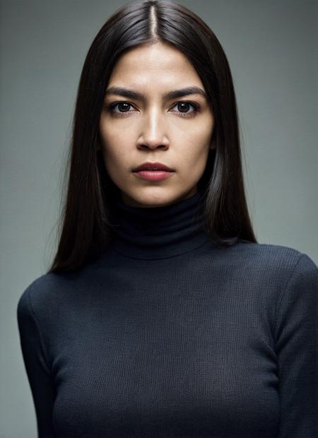 A stunning intricate full color portrait of (sks woman:1), wearing a black turtleneck, epic character composition, by ilya kuvshinov, alessio albi, nina masic, sharp focus, natural lighting, subsurface scattering, f2, 35mm, film grain, <lora:locon_aoc_v1_from_v1_64_32:1.25>