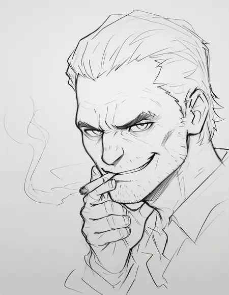 Sketch Art - Rough lines and lineart