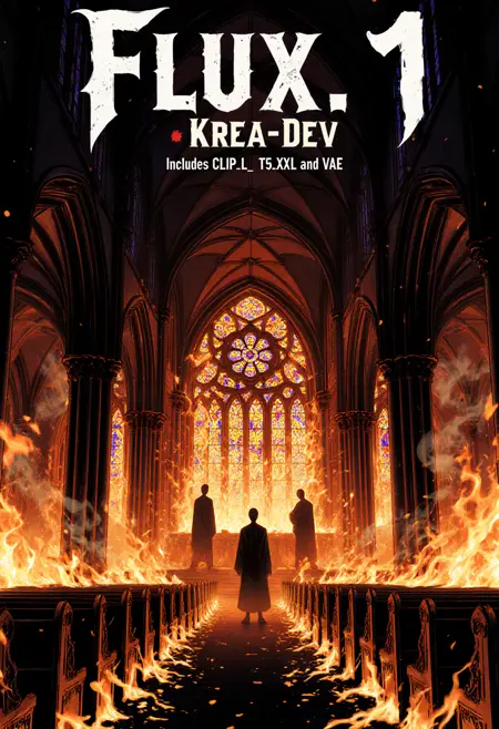 Flux.1 Krea Dev + CLIP + VAE FP8 Single File