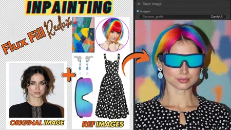 Ultimate Flux Fill Inpainting + Redux Model ft Manual Masking Workflow