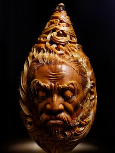 Chinese nut-carving