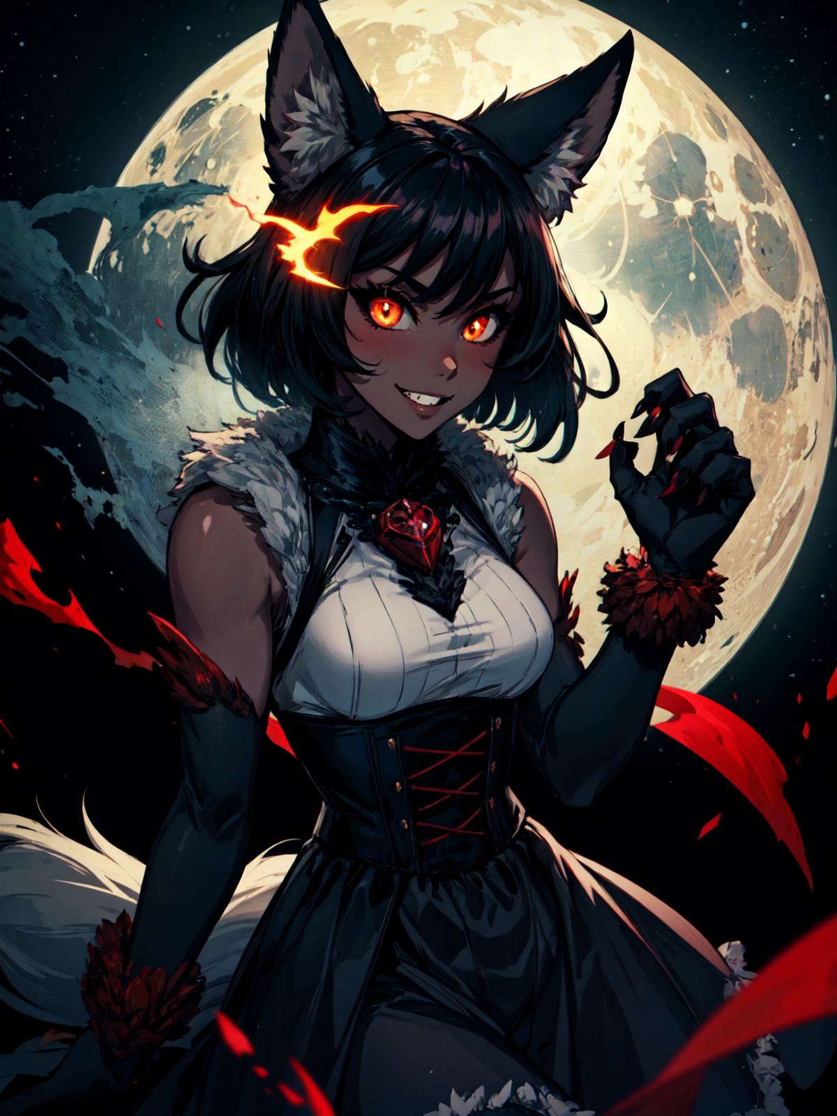 Hellhound (Monster Girl Encyclopedia) MGE LoRA image by neilarmstron12
