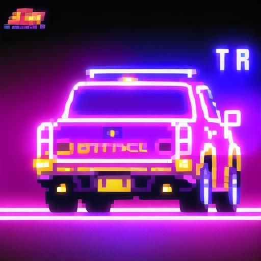 Pixel Neon Art image by SYK006