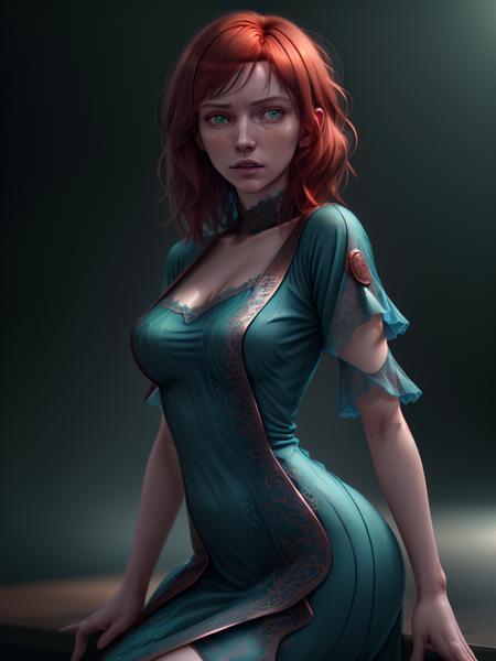 <lora:MaeveAI:1>, MaeveAI,   ultra realistic, hyper detailed portrait, octane render, 8k   BREAK
wearing a fine detailed blue dress,  ultra realistic, octane render, 8k BREAK
copper hair, green eyes,  ultra realistic, octane render, 8k
wearing a fine detailed blue dress,  ultra realistic, octane render, 8k BREAK
copper hair, green eyes,  ultra realistic, octane render, 8k