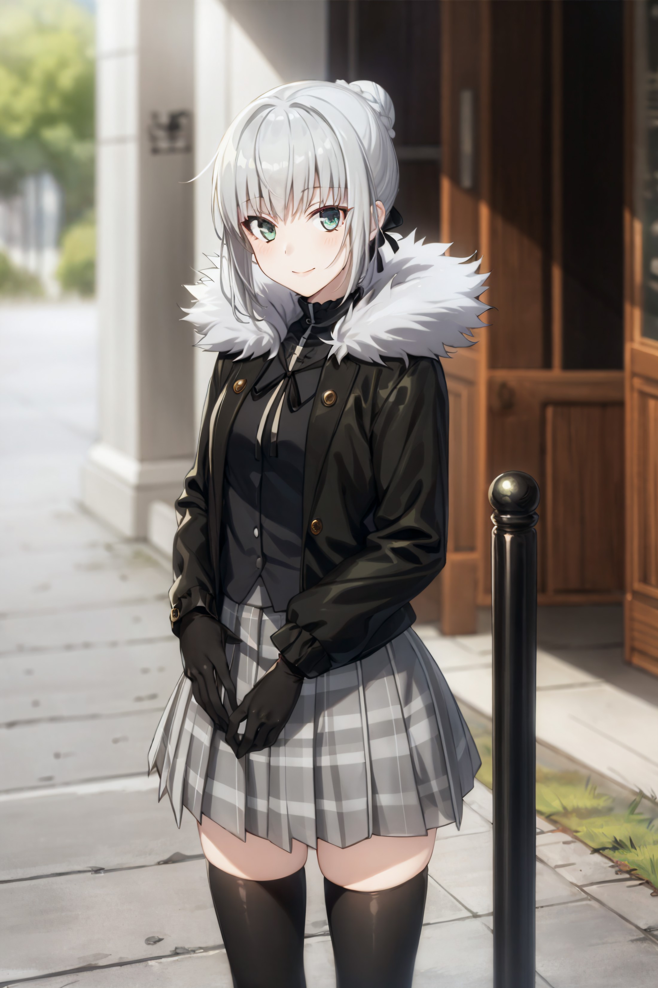 best quality, (masterpiece:1.2), detailed, blurry background,
<lora:chara_FateLordElMelloi_Gray_v1:0.8>, 
1girl, solo, clo...