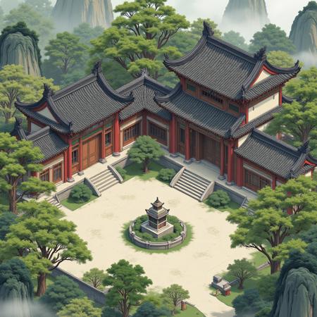 D_Chinese-Style Architecture Generation_Ancient Architecture Scene Creation v1.0