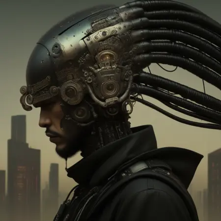 In your headpiece ..