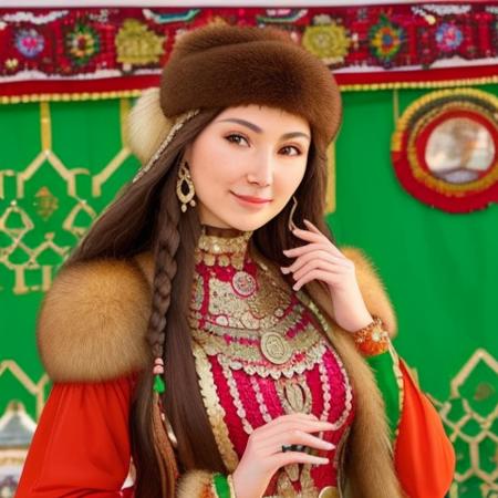 Bashkir national women's costume v1.0