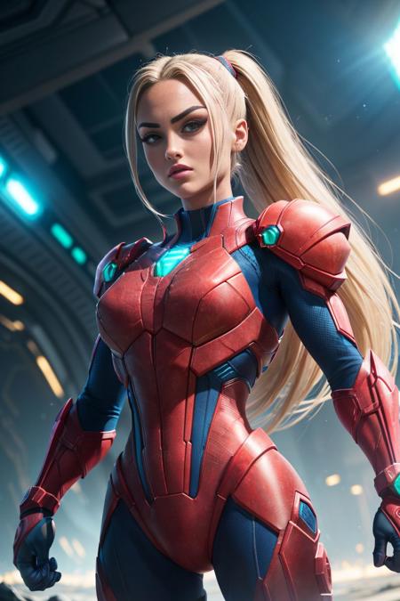 photo of an attractive S018_AlishaLehmann, as Samus Aran, wearing a (Metroid_suit:1.2), on a (strange_planet:1.2), detailed background, (8k, RAW photo, 35 mm, DOF, best quality, ultra high res, photorealistic, masterpiece, ultra-detailed, Unreal Engine)