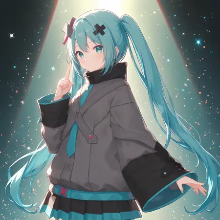 Crosed Cross Jacket (Hatsune Miku) / Project SEKAI