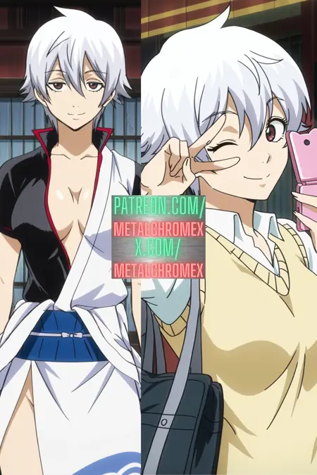 Ginko (gender bent Gintoki Sakata, Gintama)