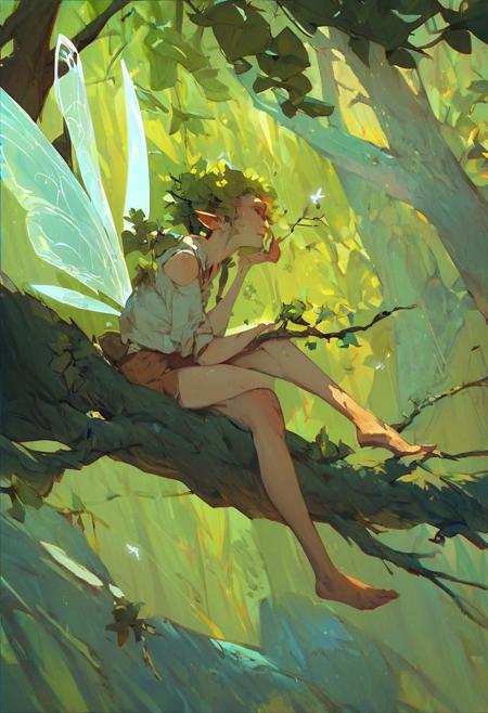((score_9, score_8_up, score_7_up)), a fairy resting on a tree branch