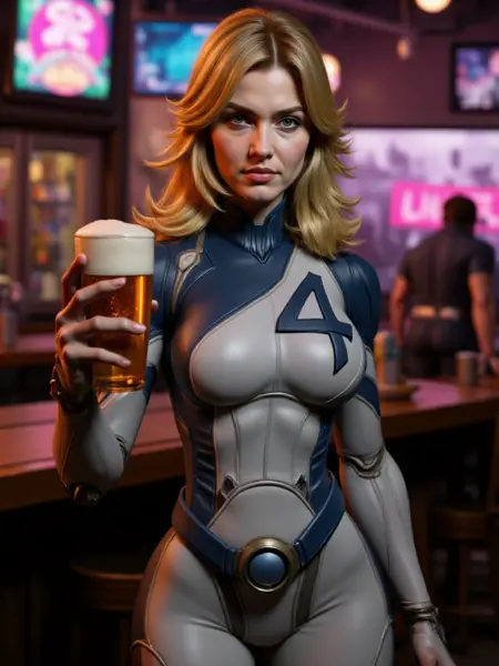 Susan Storm - Invisible woman - Fantastic Four - Marvel Rivals - Flux1.D