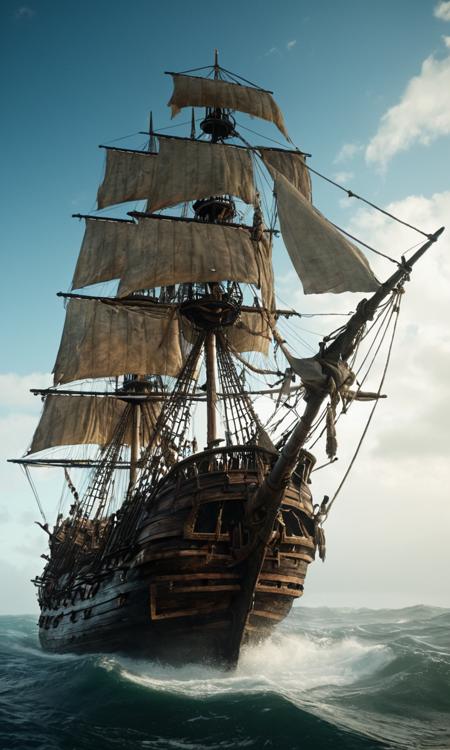 cinematic still masterpiece, a pirate ghost ship, tattered rigging, tattered black sails, jolly roger flag, materialises from the mist, HD32K, wallpaper, hyperdetailed, mythp0rt, ArsGreenMistWorld, ArsMJStyle, dnddarkestfantasy . emotional, harmonious, vignette, 4k epic detailed, shot on kodak, 35mm photo, sharp focus, high budget, cinemascope, moody, epic, gorgeous, film grain, grainy, masterpiece, a pirate ghost ship, tattered rigging, tattered black sails, jolly roger flag, materialises from the mist, HD32K, wallpaper, hyperdetailed, mythp0rt, ArsGreenMistWorld, ArsMJStyle, dnddarkestfantasy, highly detailed, excellent composition, cinematic atmosphere, dynamic dramatic, aesthetic, very