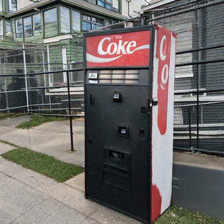 mystery soda machine
