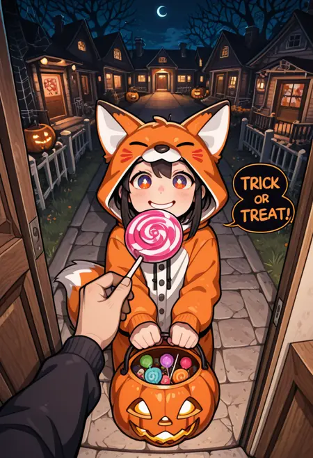Trick or treat (Concept) for Pony / Illustrious