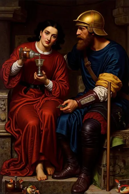 Pre-Raphaelite Brotherhood: William Holman Hunt Portrait Style