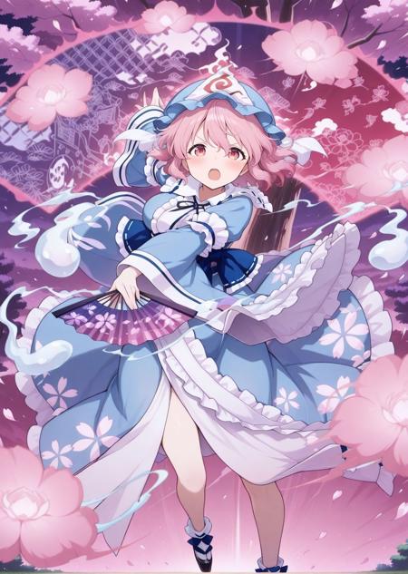 Yuyuko's Fan Aura (Touhou Project) - Concept Illustrious V1