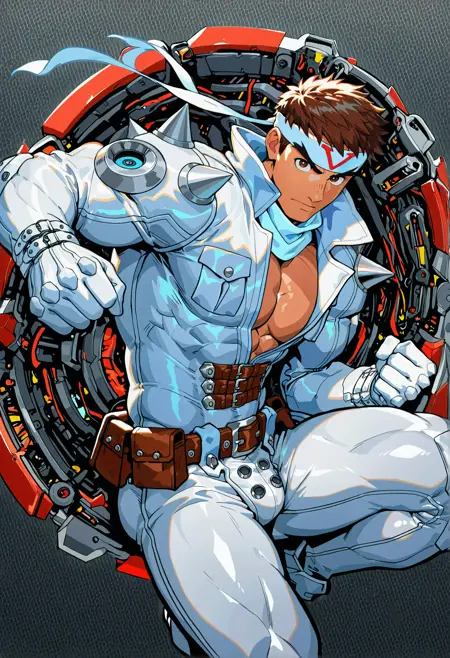 Jin Saotome (ジン・サオトメ) - Cyberbots: Fullmetal Madness (サイバーボッツ) [NoobAI-XL/Illustrious]
