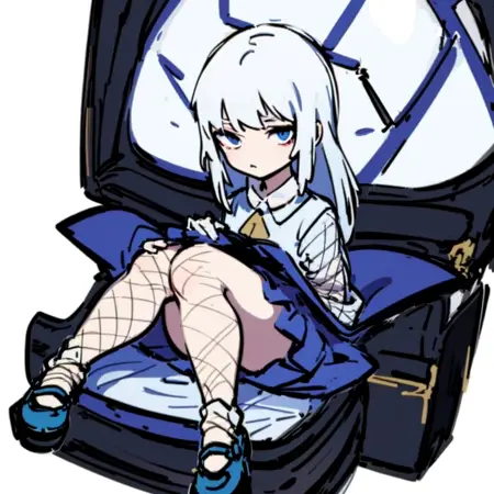 Sillystyle(Thick line style enhancer) 呆滞表情包(粗线条画风增强模型)