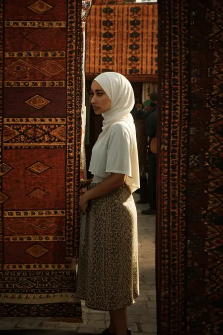 Middle Eastern Market - Rug stall