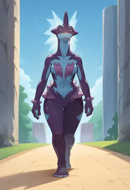 Low Key Toxtricity (Pokemon #0849) - [Furry]