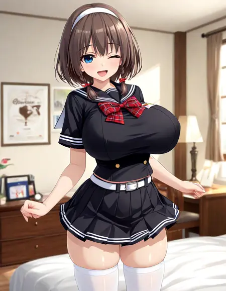 松房 英麻（Ema Matsufusa）はるるみなもに！（Animagine XL V3.1）