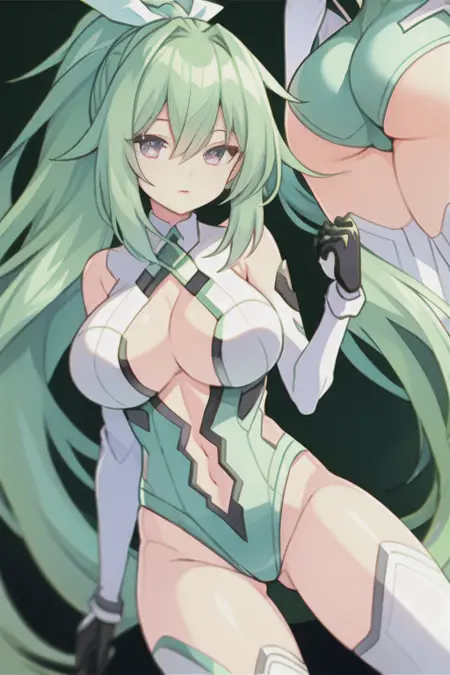 Green heart(hyper dimension neptunia)