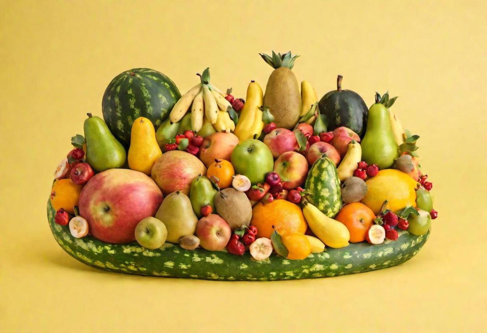 Made from fruits. SDXL image by Eradic