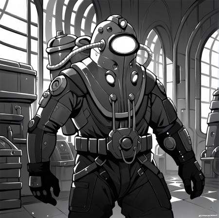 Subject Delta (Bioshock 2) for PonyXL Subject Delta (Bioshock 2) for PonyXL