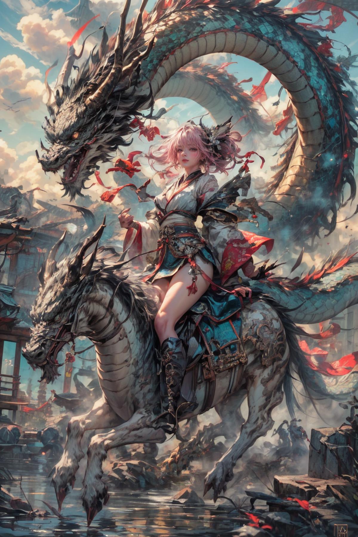 [LoRa] Riding Monster/怪獣騎士 Concept image by yoyochen2023
