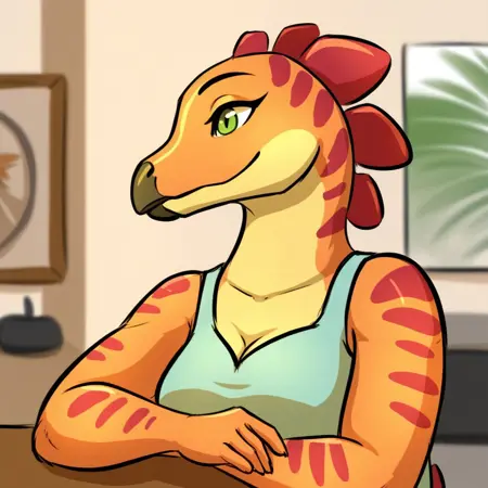 Anthro stegosaurus [for pony]